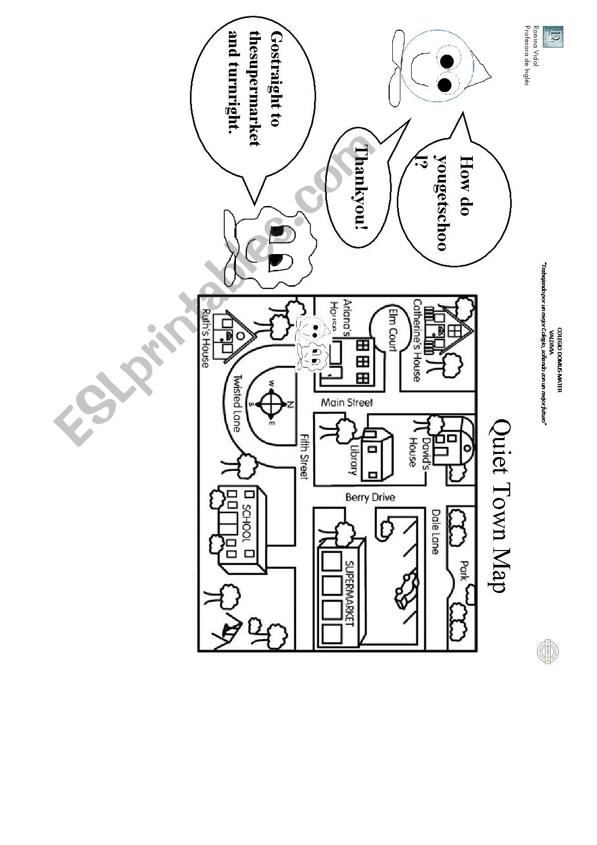 Directions worksheet