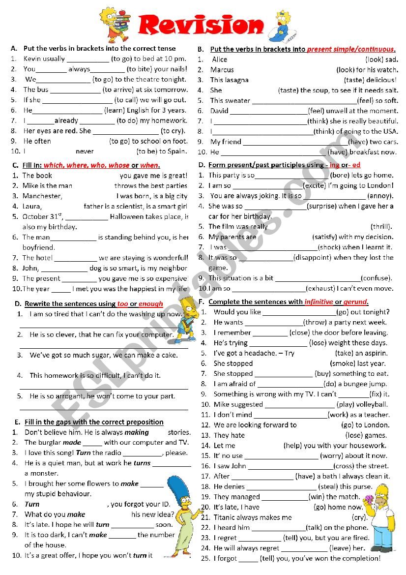 revision-present-tenses-stative-verbs-too-and-enough-present-and-past-participles-relative