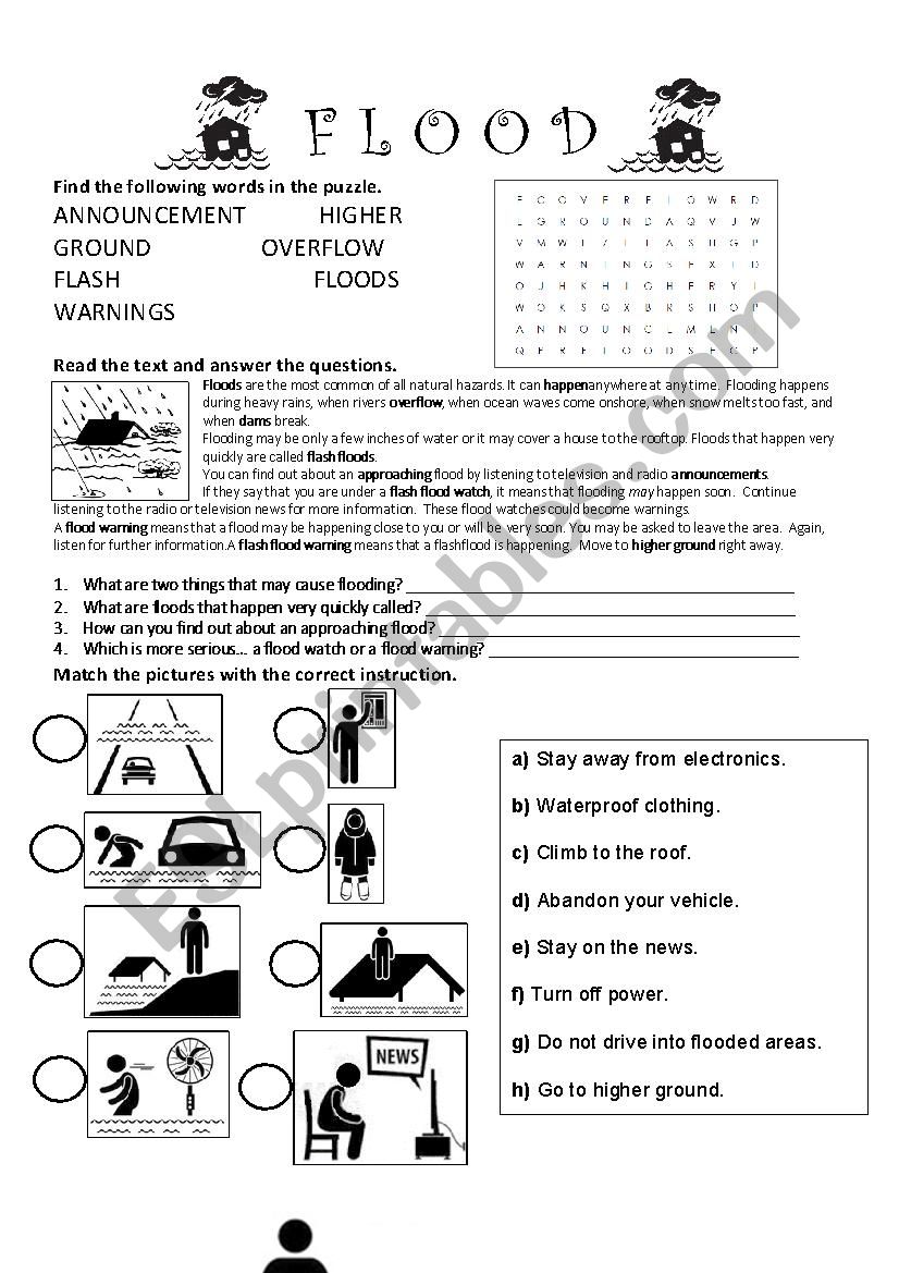 FLOOD worksheet