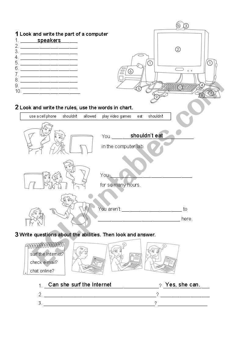 Computers and Modal Verbs Can and Should