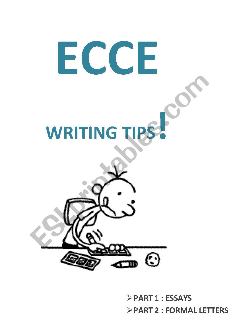 ECCE writing tips worksheet