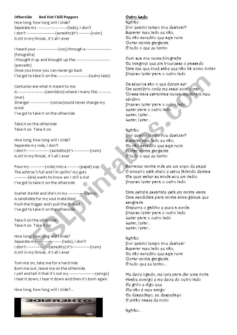 music worksheet