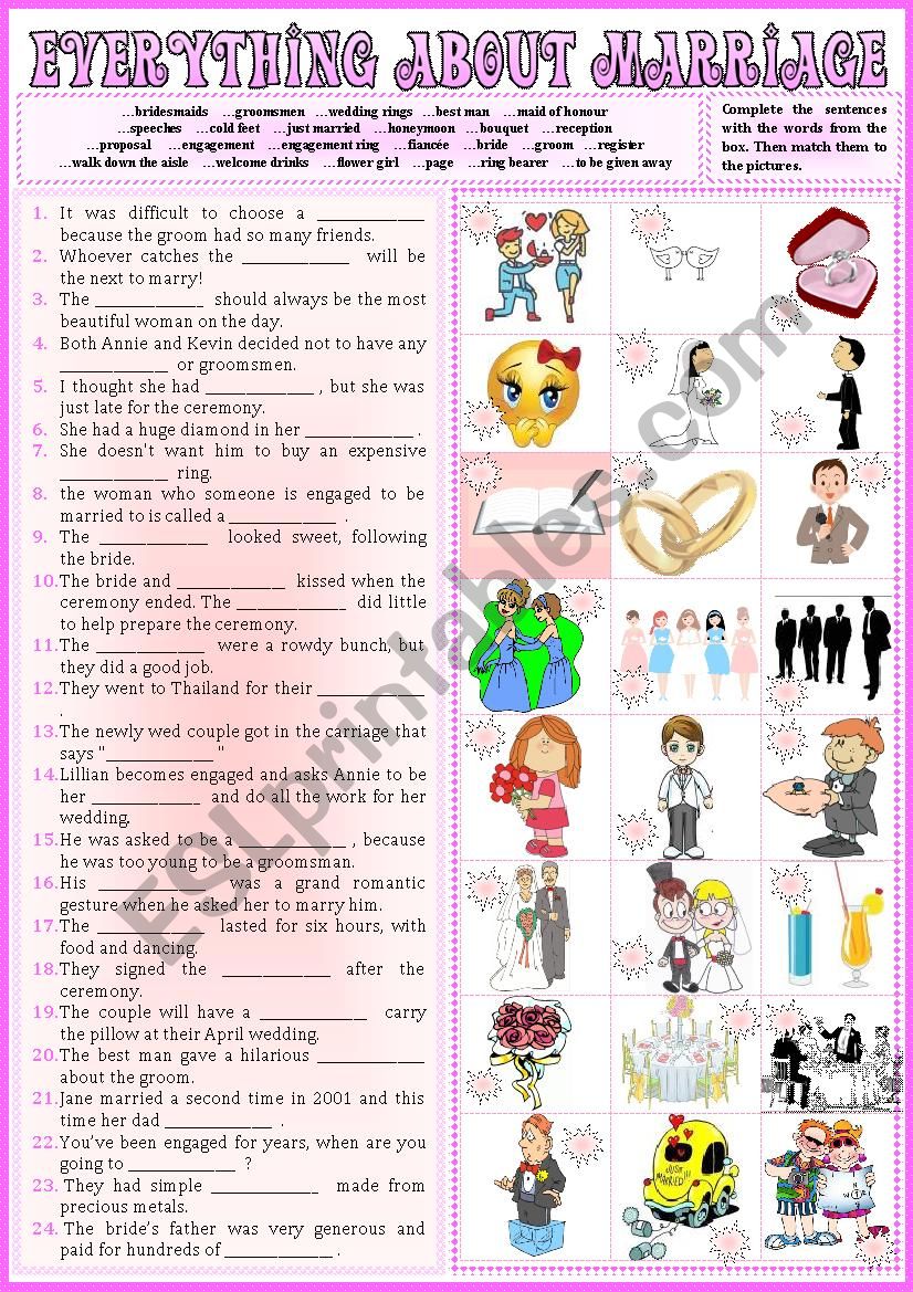 Everything about MARRIAGE 2 + KEY