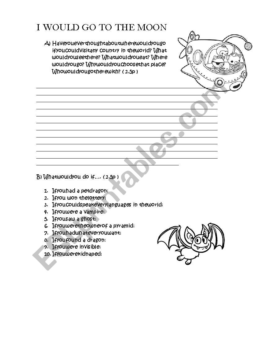 Conditionals worksheet