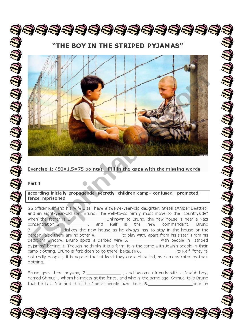the boy in the striped pajamas free essay