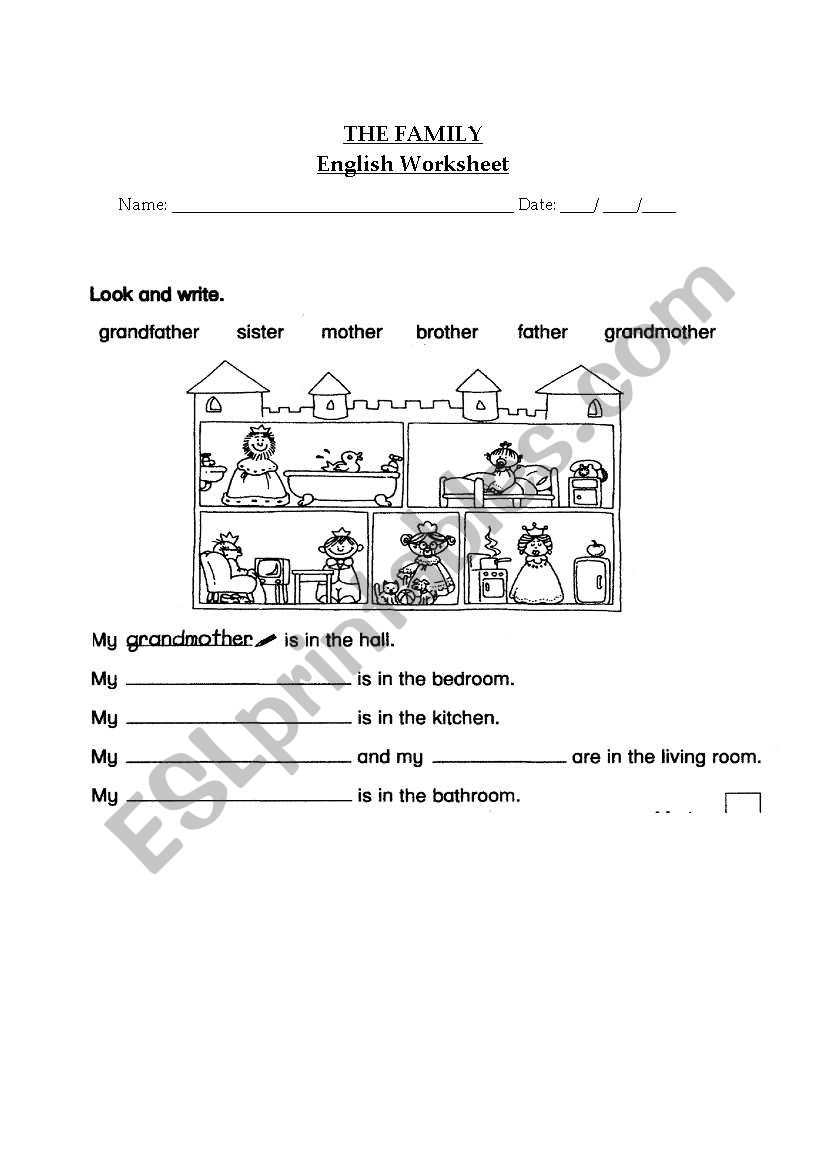 The family worksheet