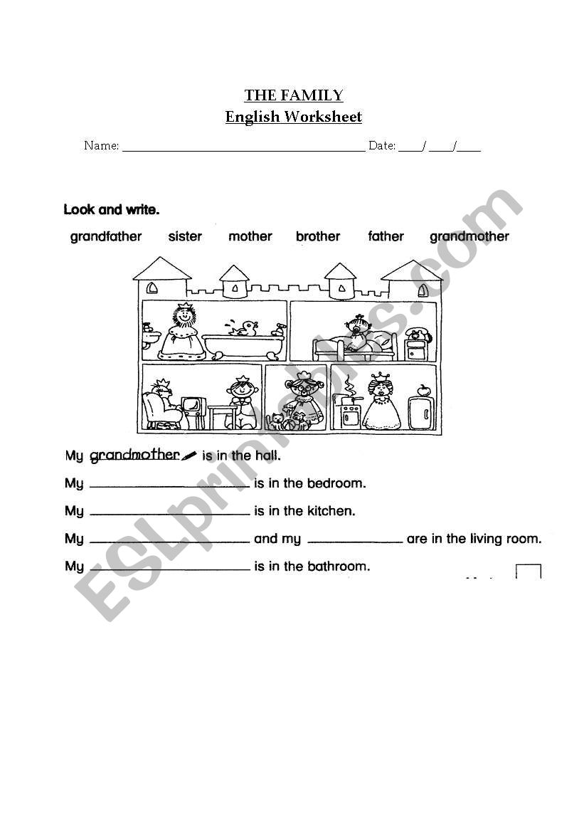 The family worksheet