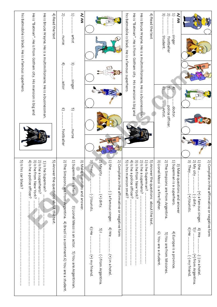 Test for secondary school beginners 