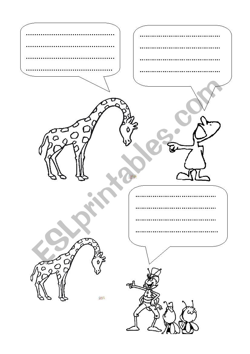 describing animal. personal pronouns exercise