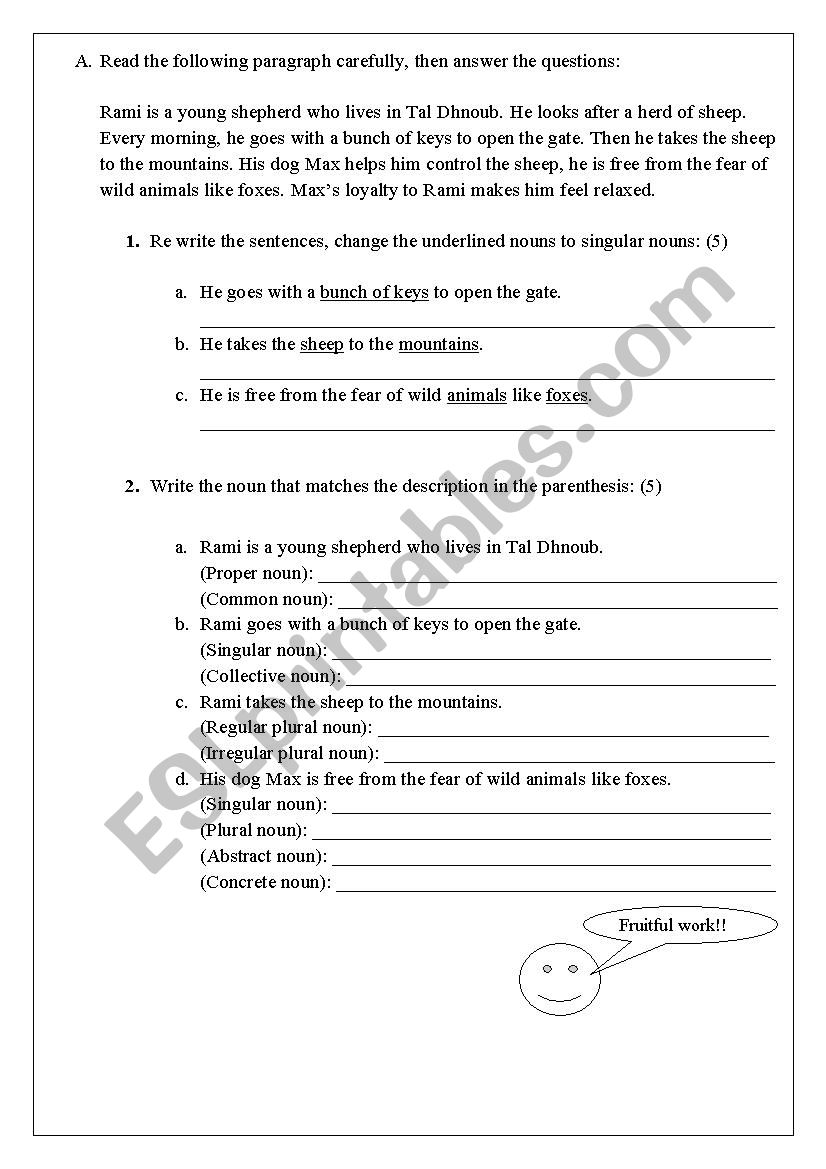 Grammar Quiz worksheet