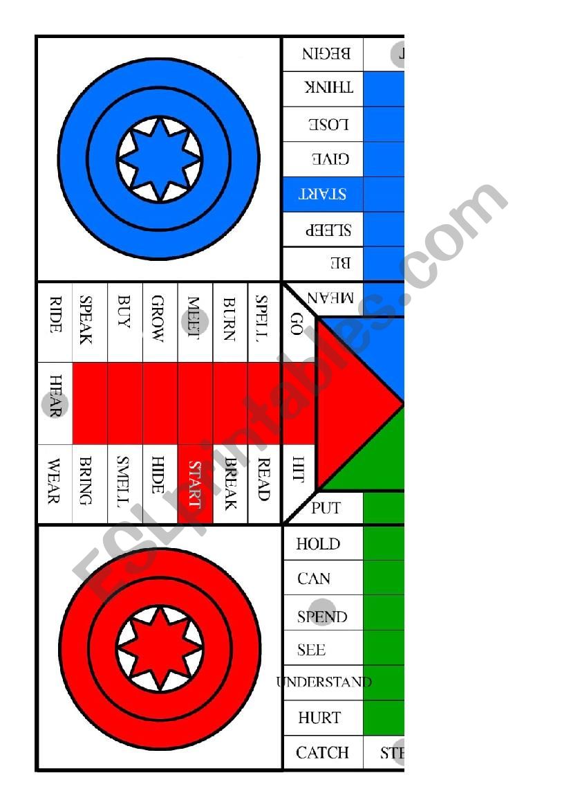 1/2 IRREGULAR PASTS LUDO BOARDGAME