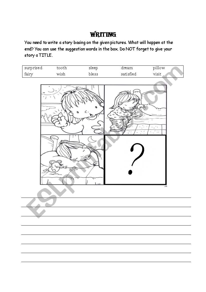 Writing picture worksheet