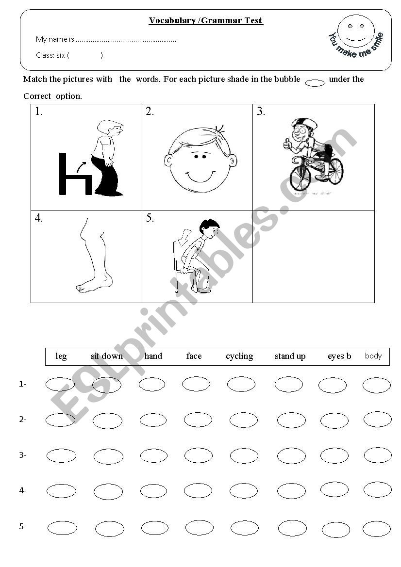 Importent  words for me  worksheet