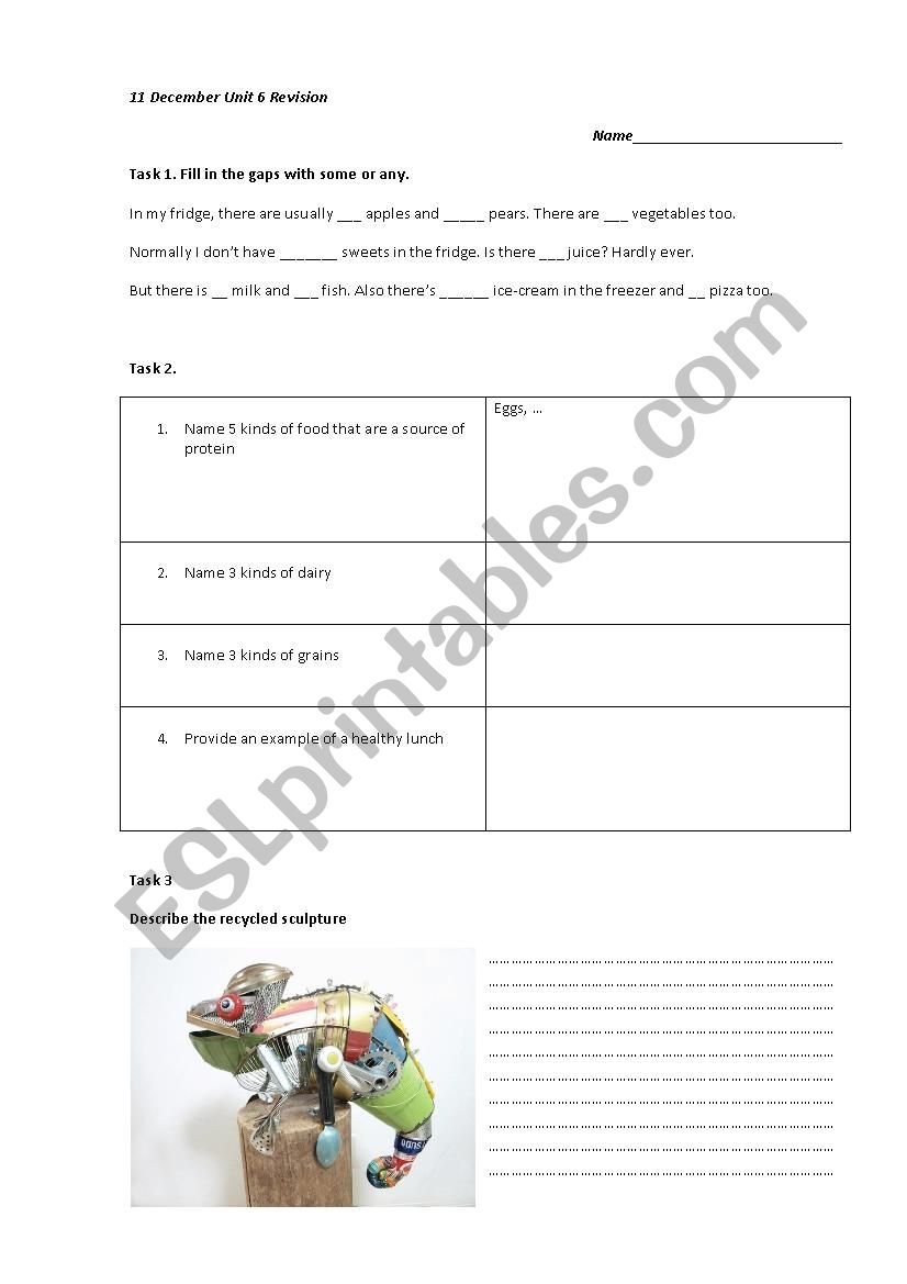 Global English 4 revision worksheet