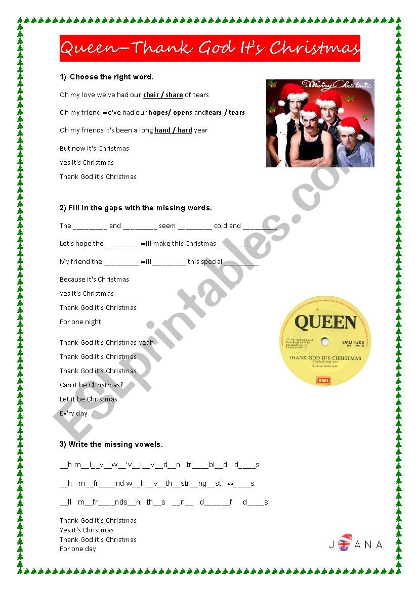 Queen - Thank God its Christmas