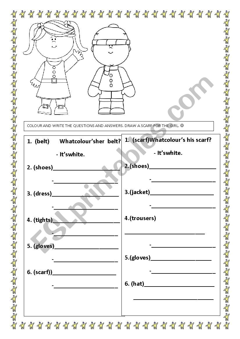 Possessive Â´sÂ´ worksheet