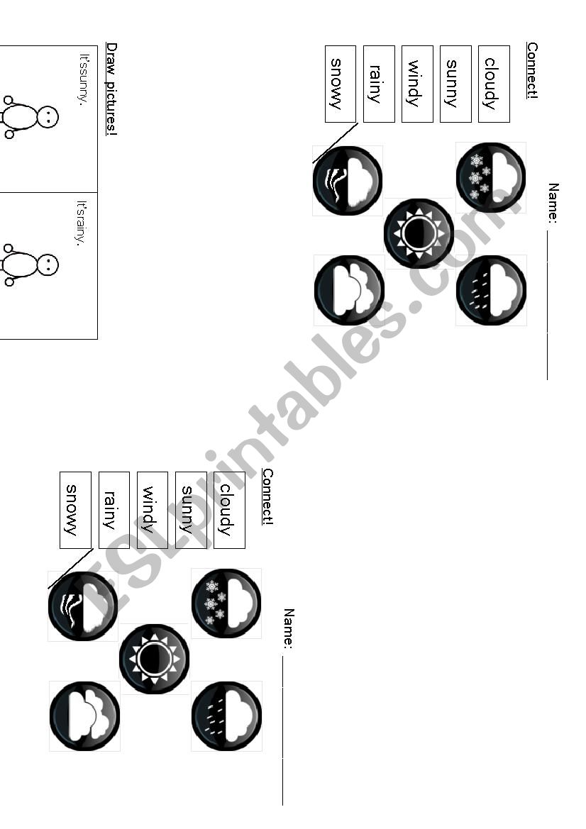 Weather worksheet