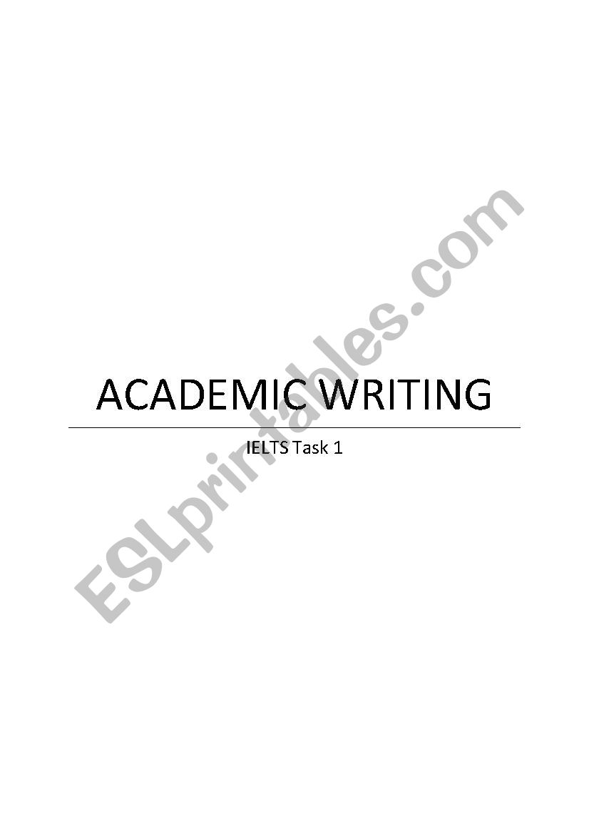 Academic writing: useful sentences and phrases (IELTS Task 1)