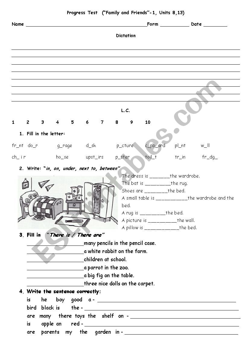 Test worksheet