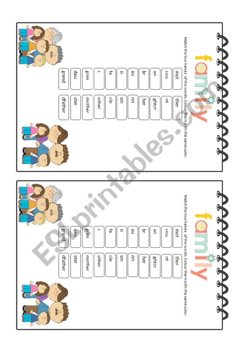 Family  worksheet