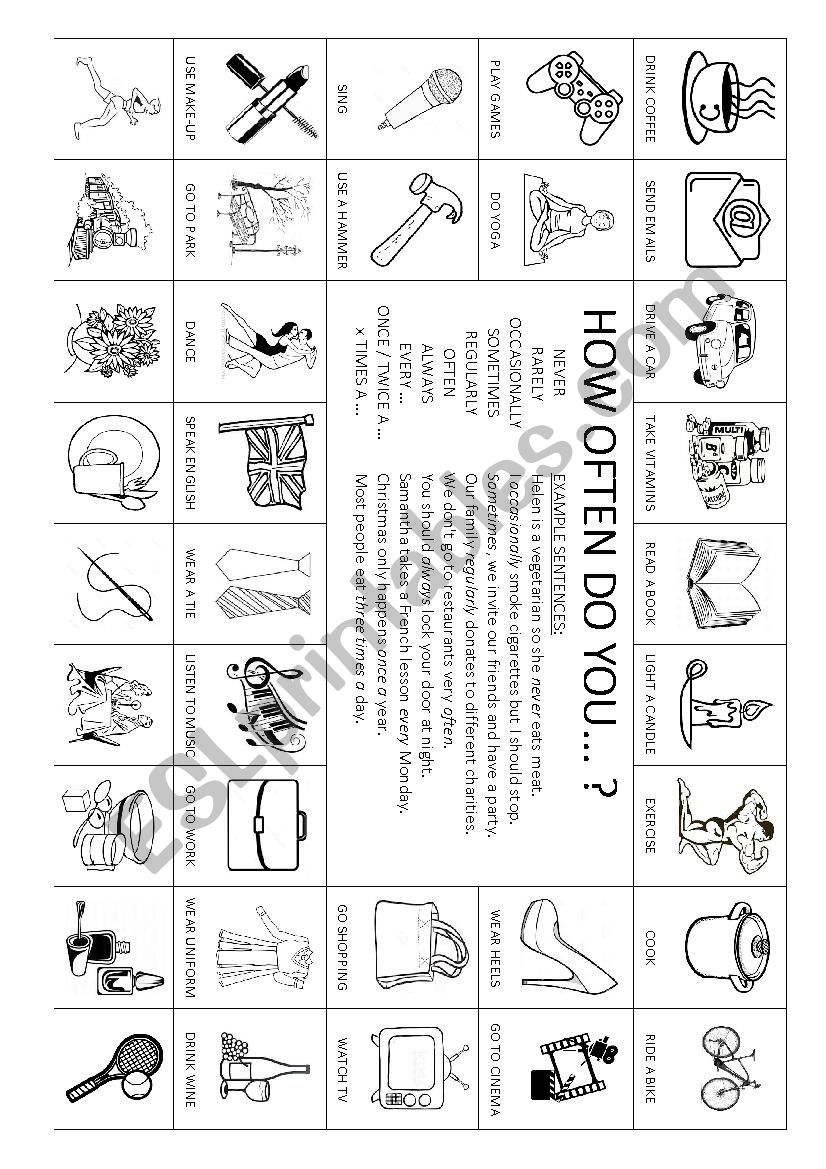 How often do you...? (Frequency adverbs)