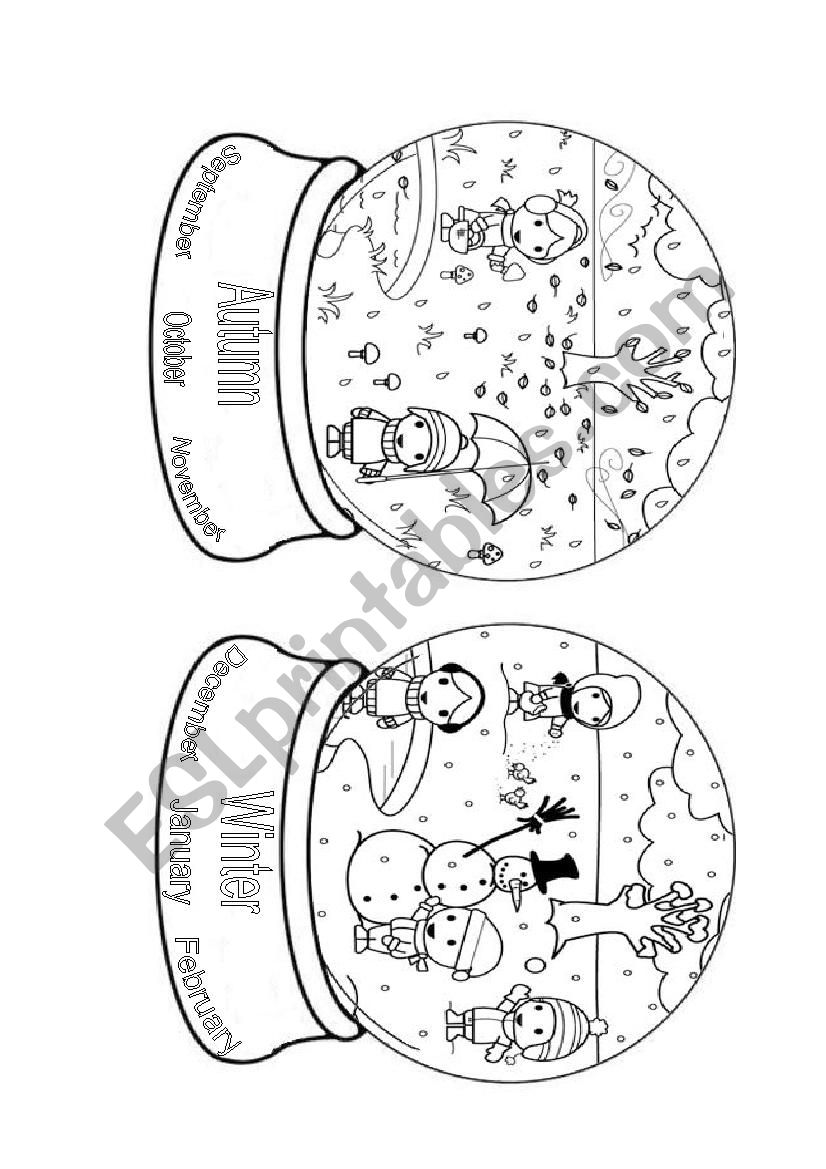 Snow globe worksheet