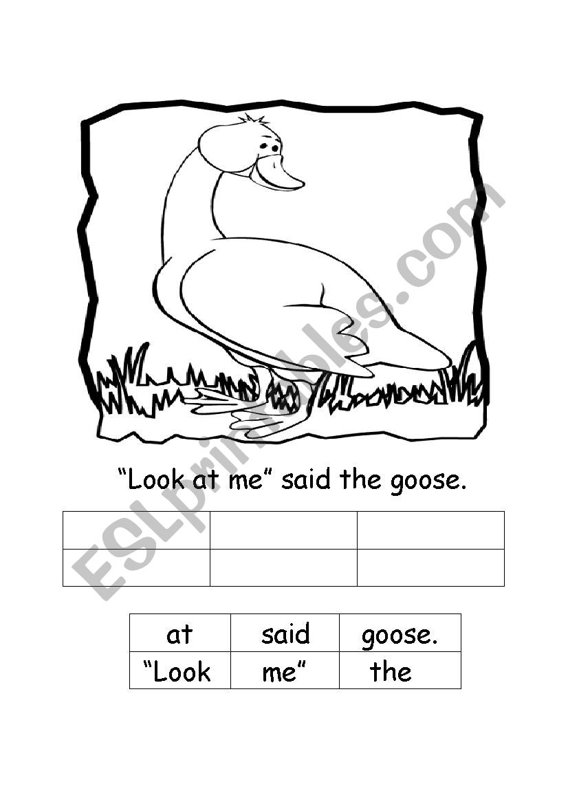 Cut and Paste activity Letter G