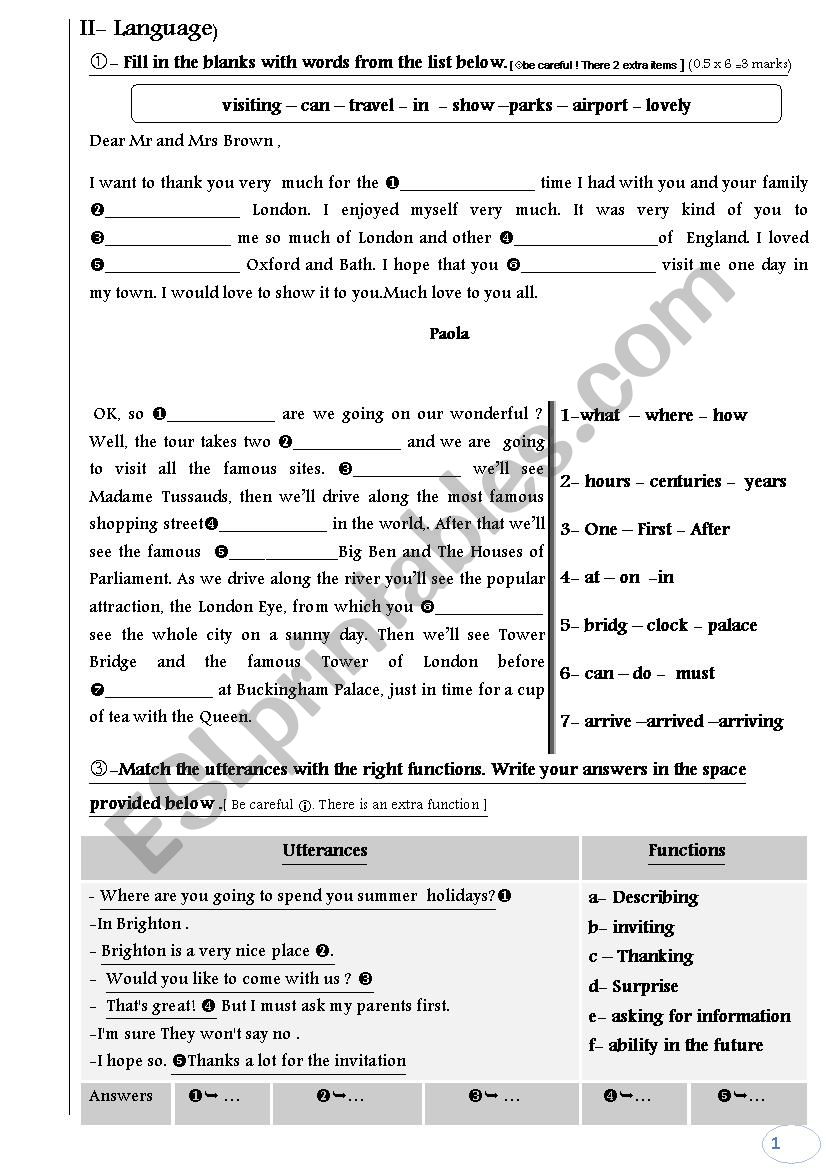 reviw 8th worksheet