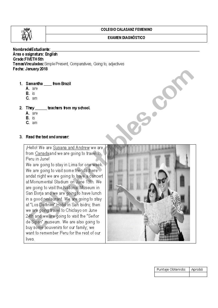 simple present quiz worksheet