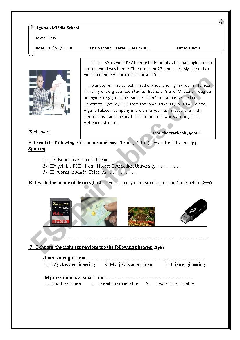 Abderrahim Bourouis   worksheet