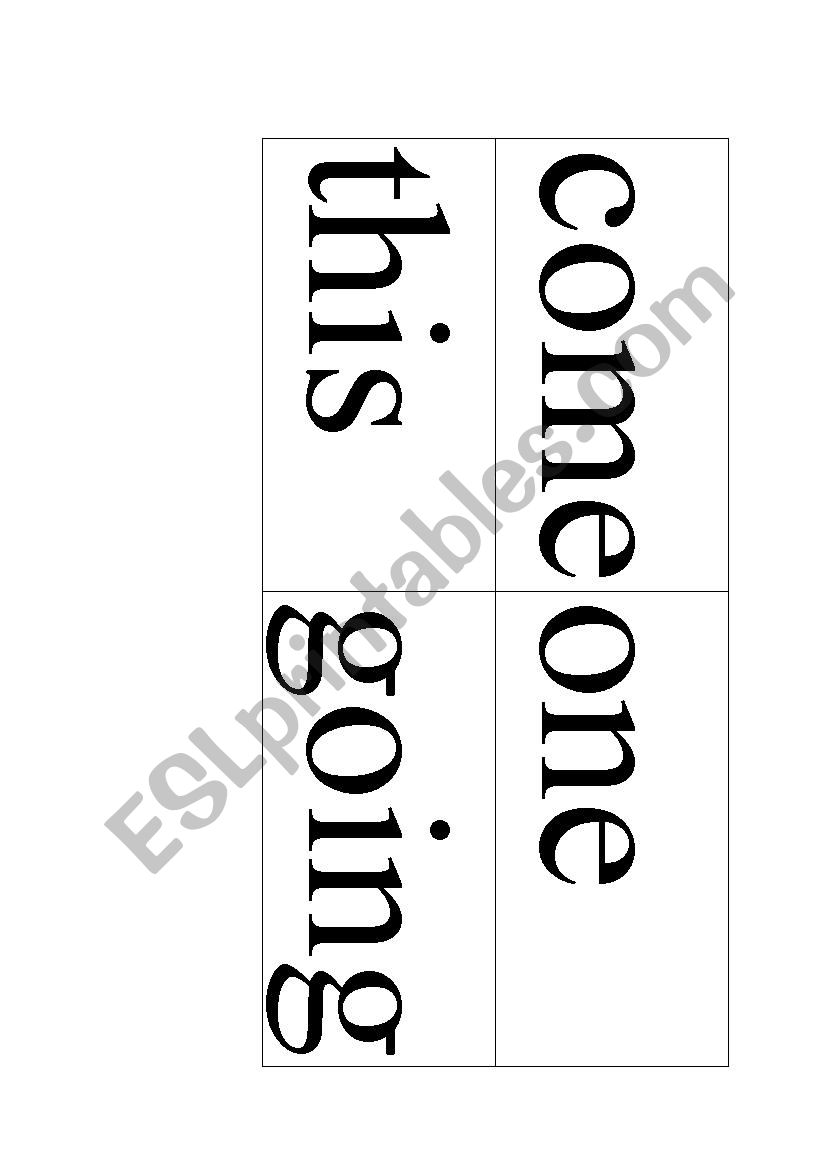 Dolch Sight Words worksheet