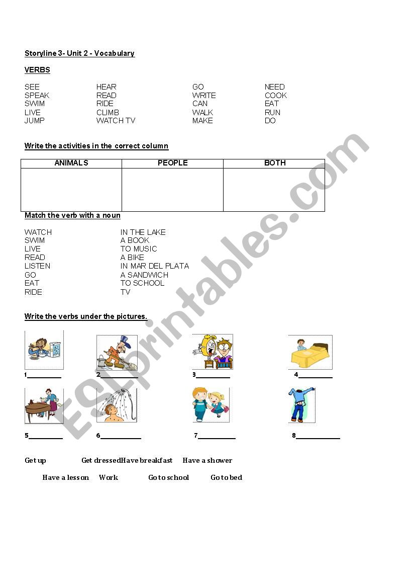 Present Simple And Continuous worksheet