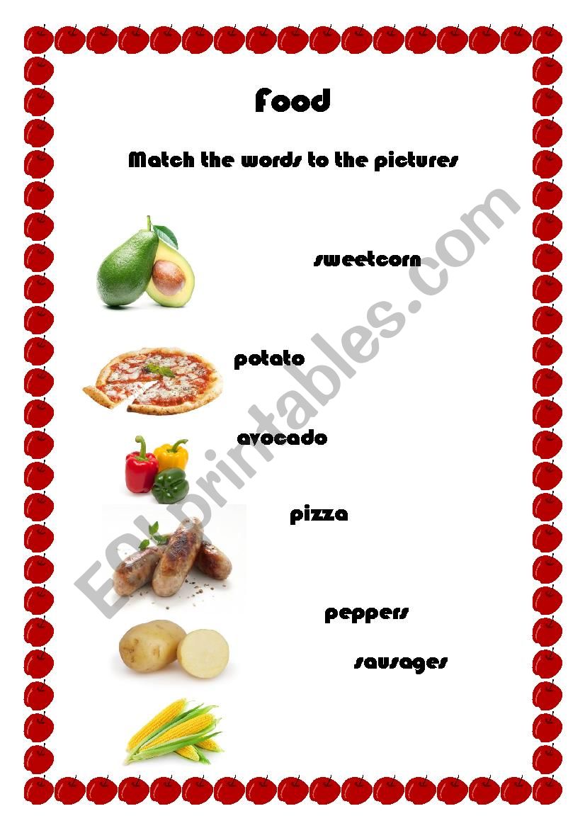 Food worksheet