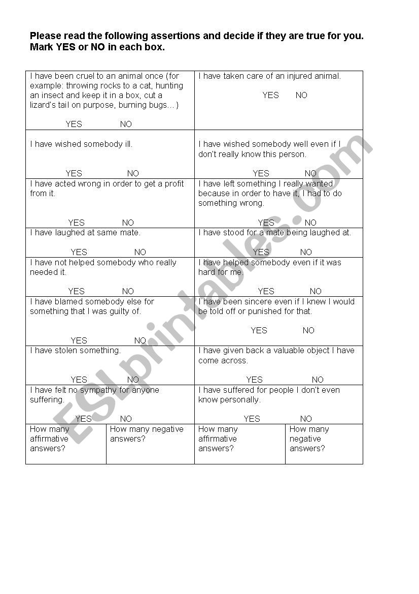 Dark side, questions worksheet