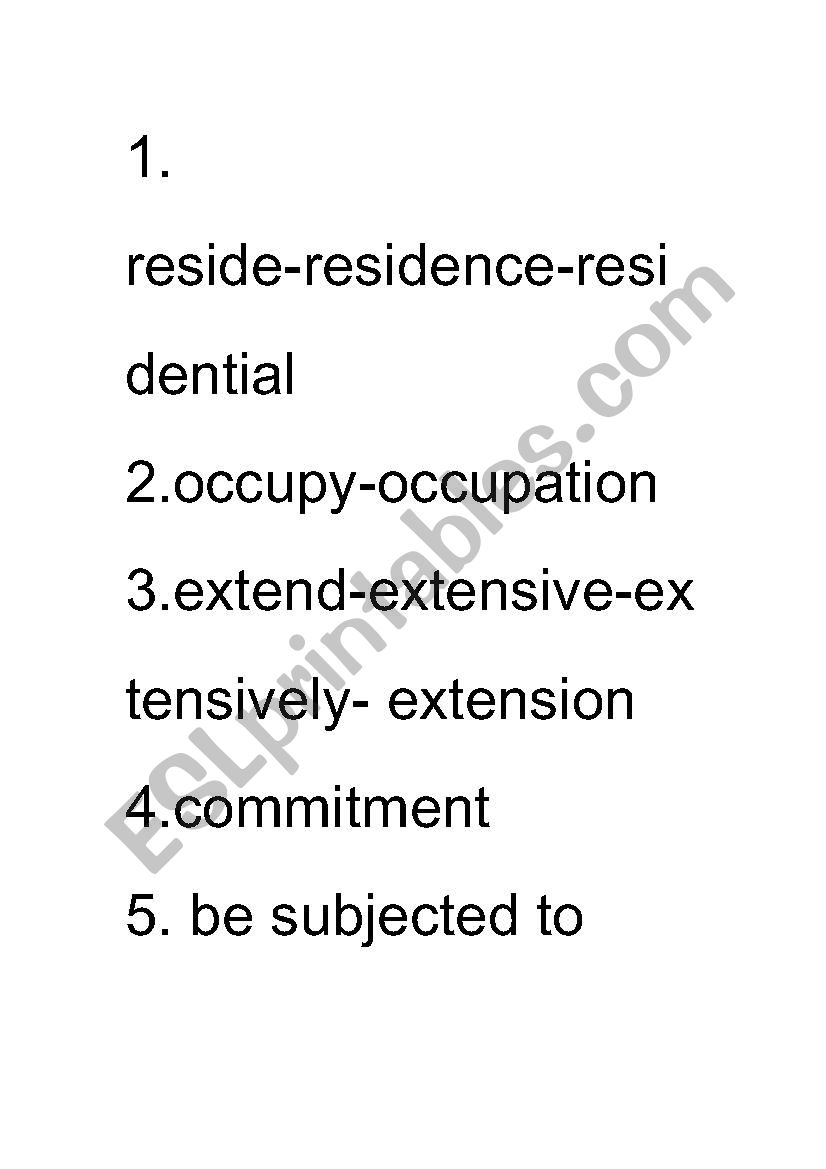 phrase verbs worksheet