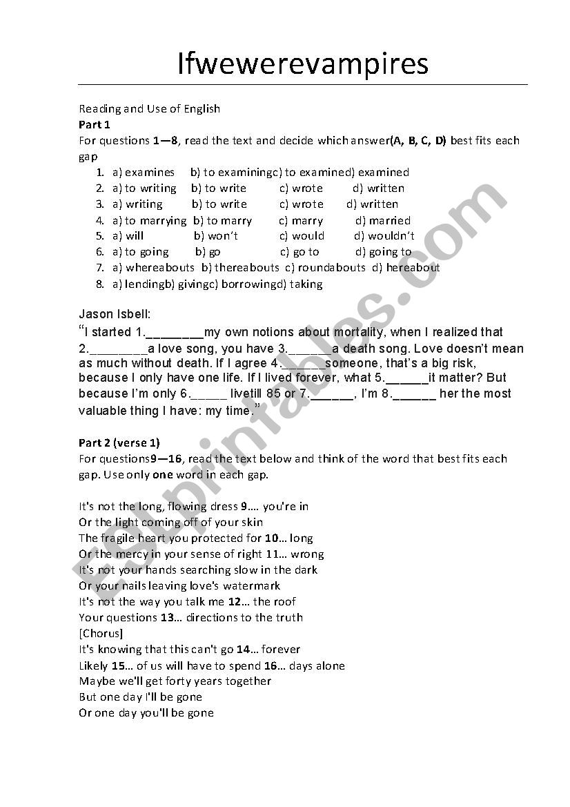 FIRST CERTIFICATE USE OF ENGLISH 