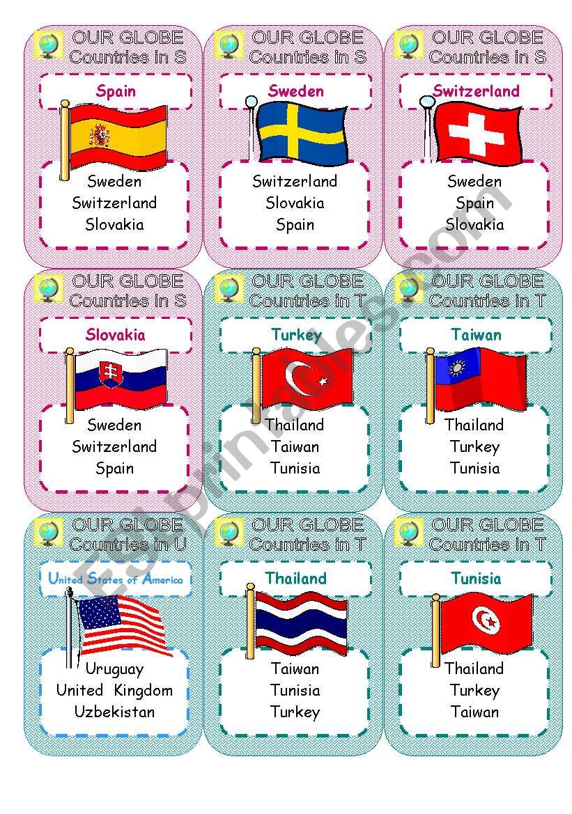 Our Globe - cards game - part 7