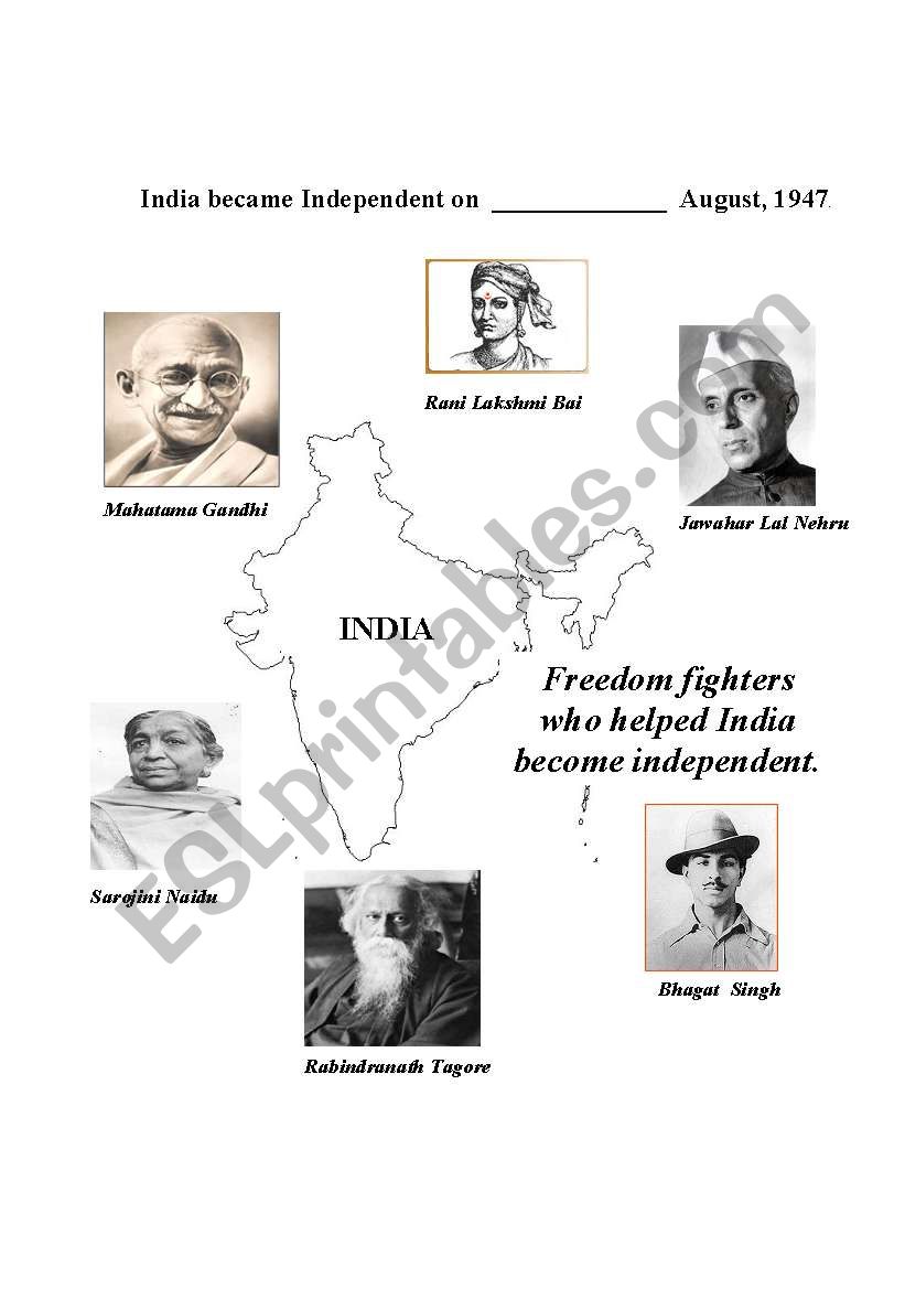 Freedom fighters/ independence