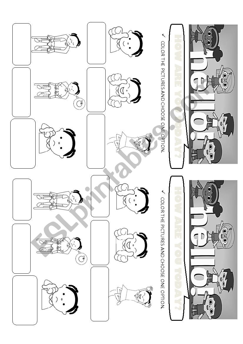 Hello song! worksheet