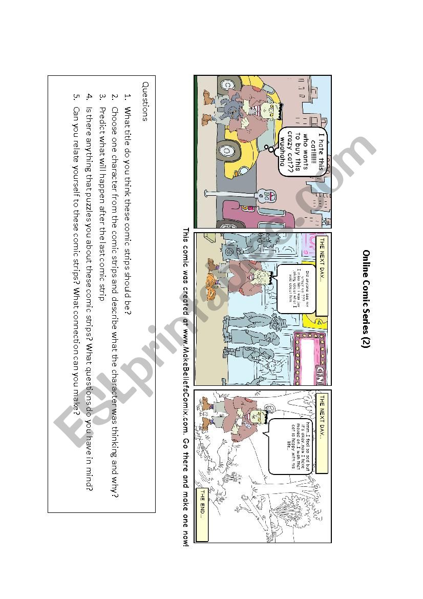 Comic Strips Reading Comprehension JKK (2)