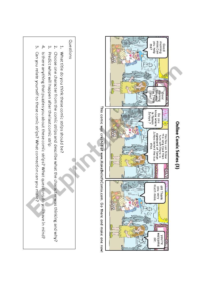 Comic Strips Reading Comprehension JKK (3)