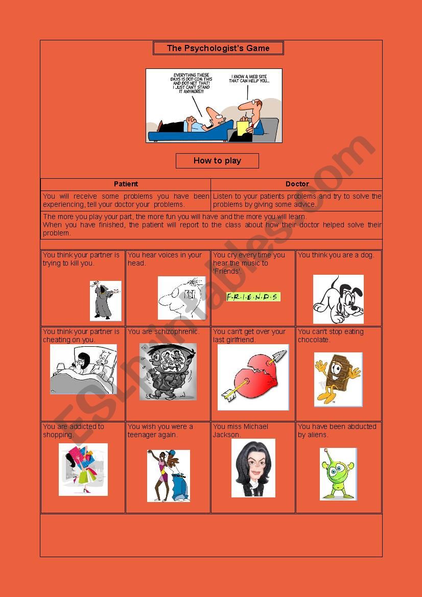 giving advice worksheet