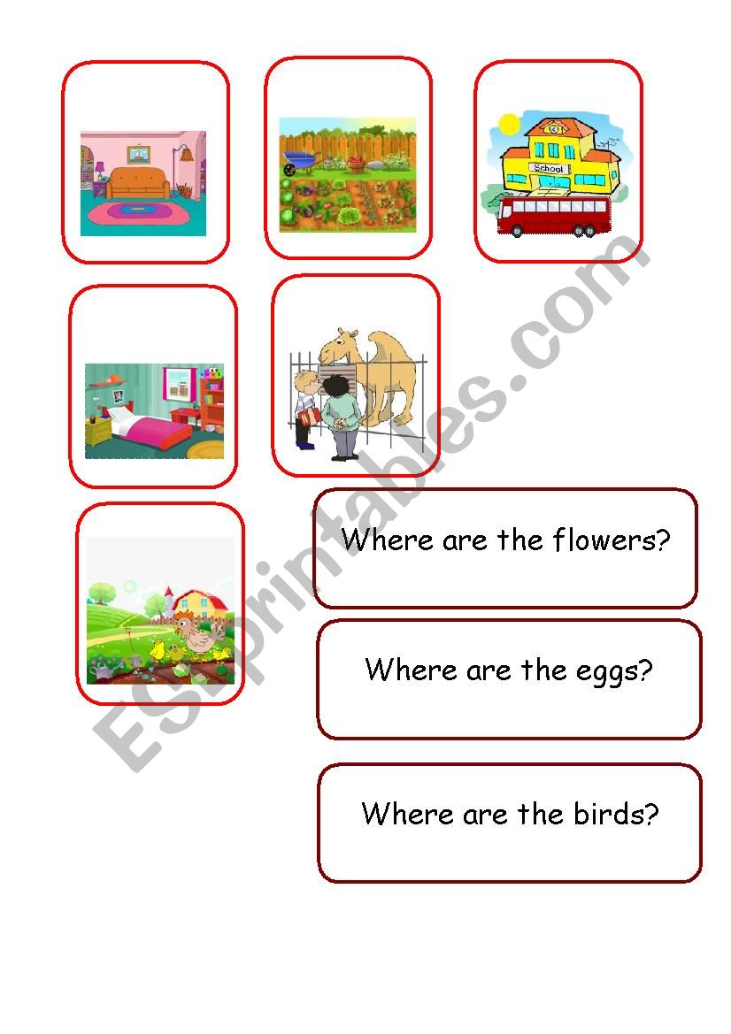 GAME PREPOSITIONS 3 / 4 worksheet