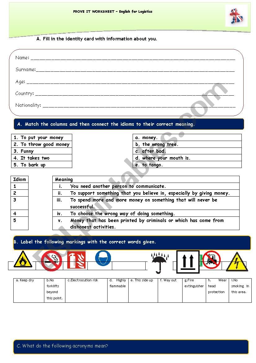 Stock Management and Logistics Test