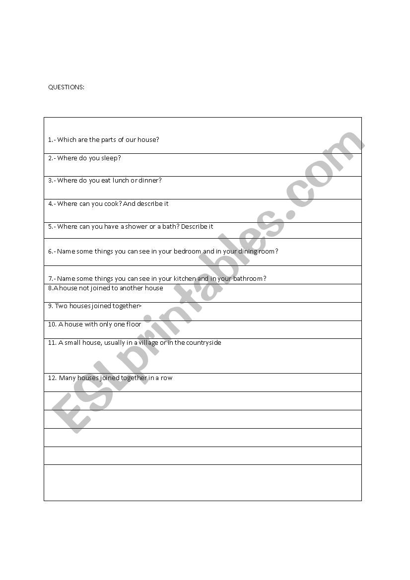 worksheet worksheet