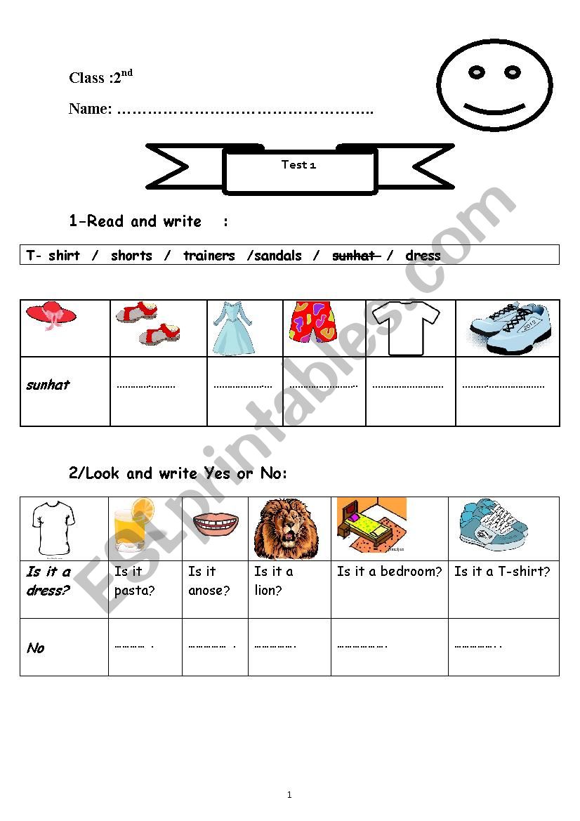 happy house 2 clothes/animal / colours vocabulary