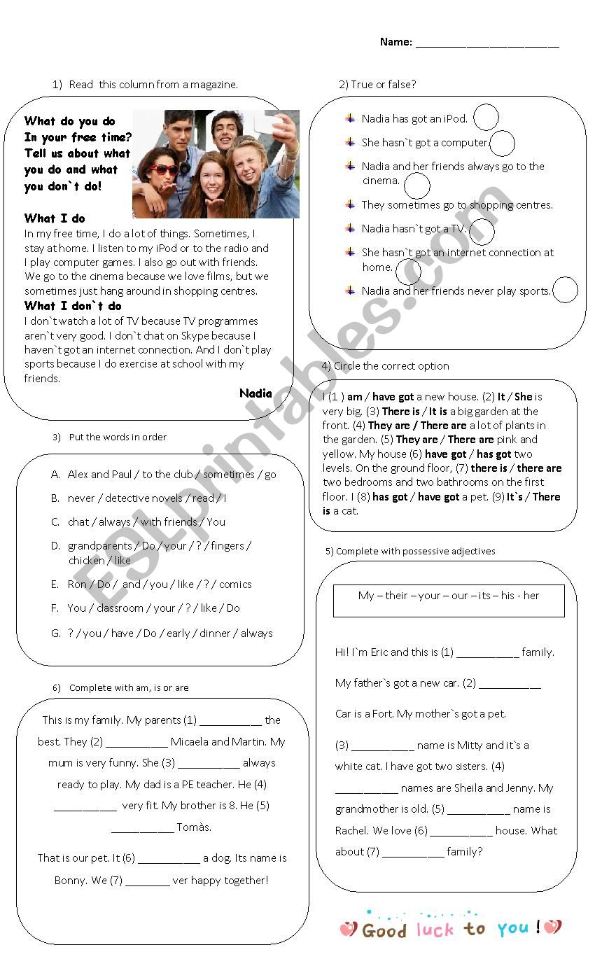 Review 2 worksheet