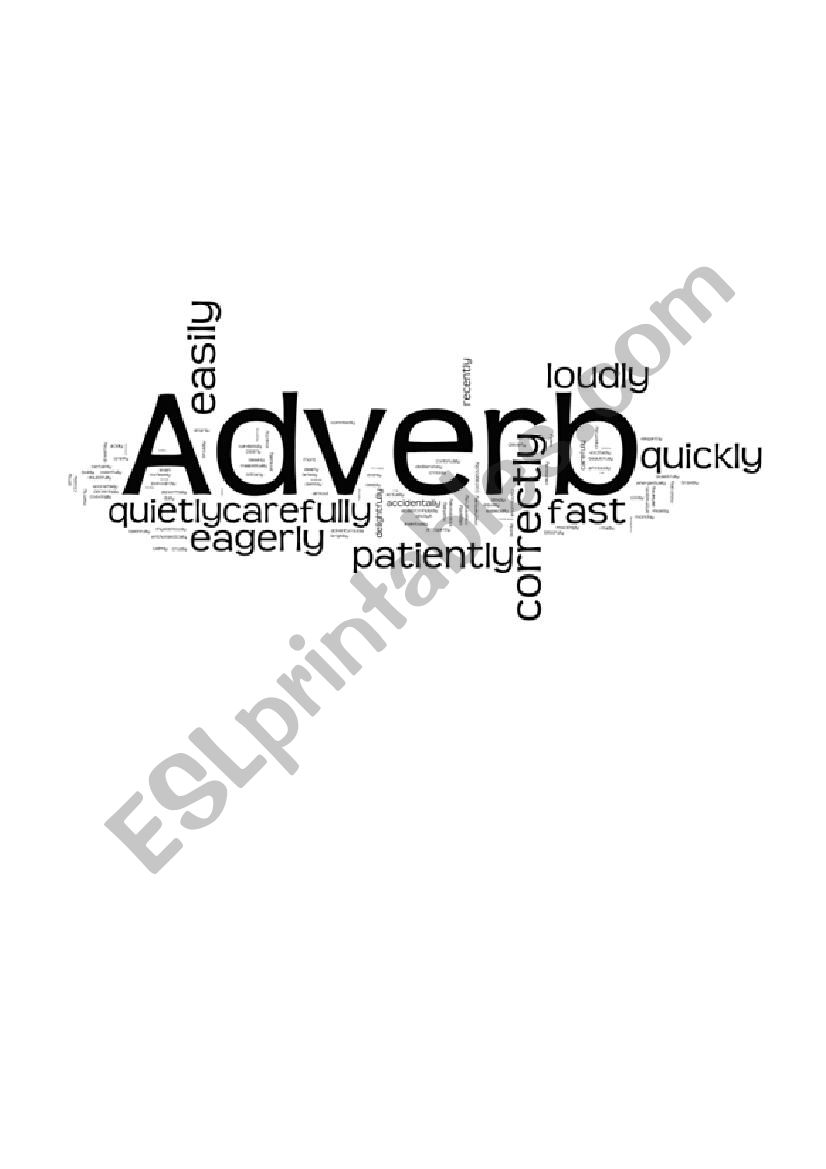 Adjective or Adverb? worksheet