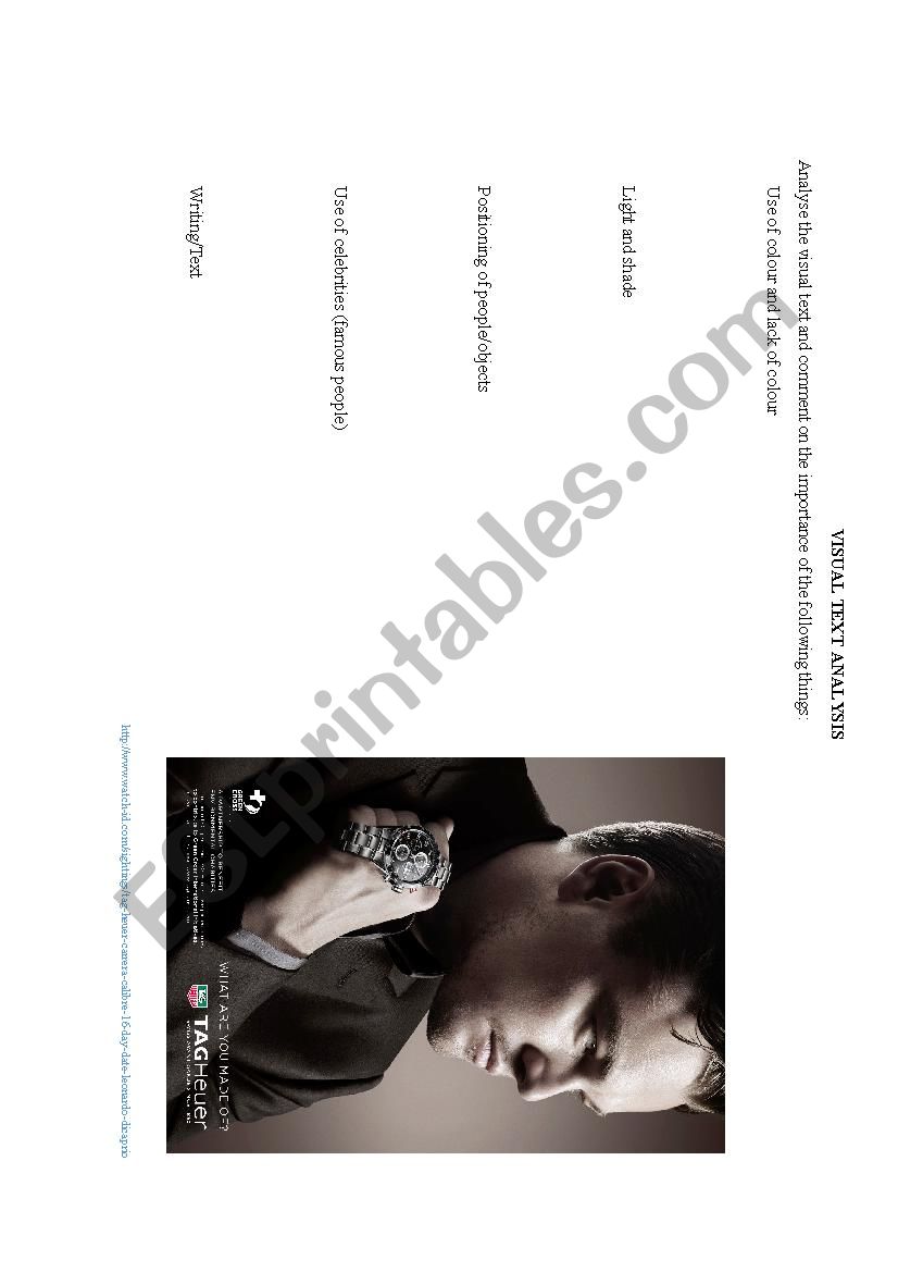 Visual Literacy Advertisement 
