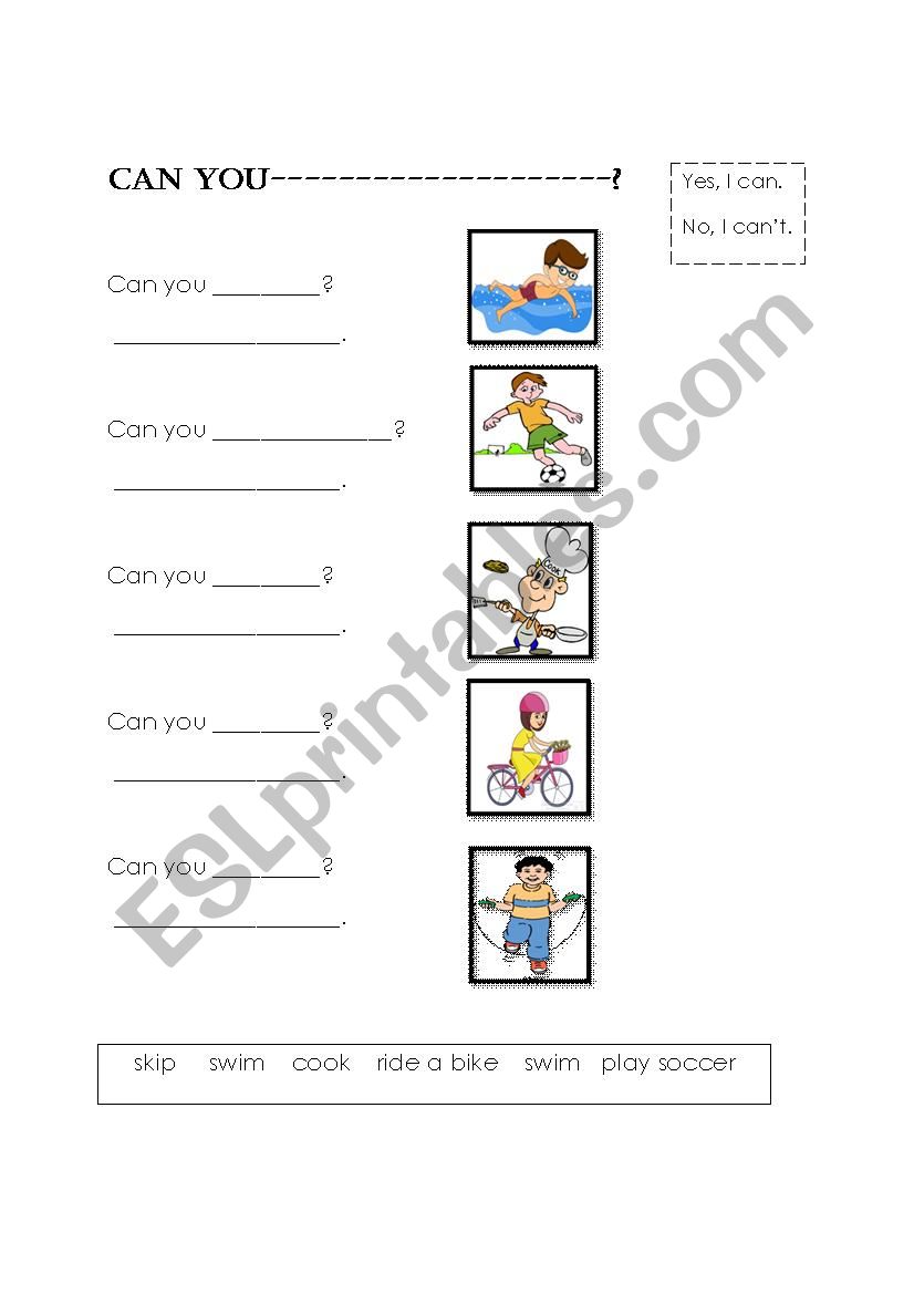 Leisure Activities worksheet